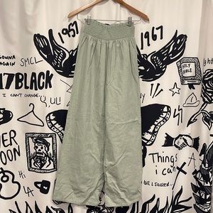 Never worn green pant and green tube top set